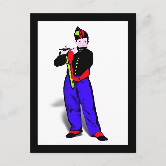 マネ・リトル・フルティスト・アラ ポストカード (正面)