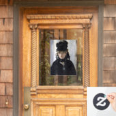 マネ – ヴェルト・モリソトとヴィオレットの花束 ウィンドウサイン (ホームデコレーション)