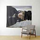 マネ – ヴェルト・モリソトとヴィオレットの花束 タペストリー (インサイチュ(横))