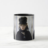 マネ – ヴェルト・モリソトとヴィオレットの花束 マグカップ (中央)