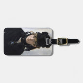 マネ – ヴェルト・モリソトとヴィオレットの花束 ラゲッジタグ (正面横)