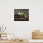 マネ – 果実のバスケット ポスター (キッチン)