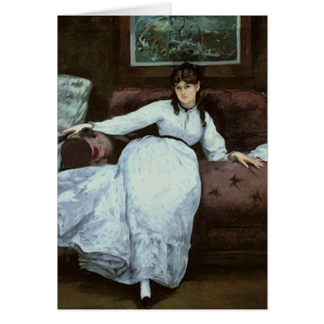 マネ |残りのポートレートのBerthe Morisot (正面)