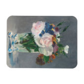 マネ |水晶の花瓶の花， c.1882 マグネット (横)
