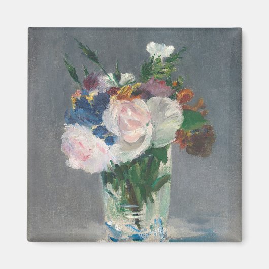 マネ |水晶の花瓶の花， c.1882 マグネット (正面)