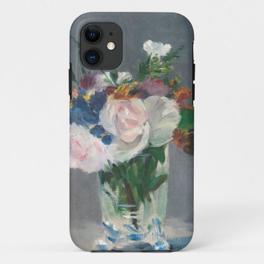 マネ|水晶花瓶に花が咲く, c.1882 Case-Mate iPhoneケース (裏面)