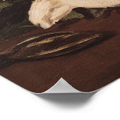 マネ |白い牡丹とセクタールの枝 ポスター (角)