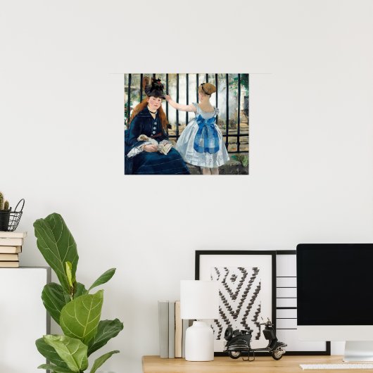 マネ – 鉄道 ポスター (ホームオフィス)