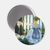 マネ：鉄道 マグネット (正面/裏面)