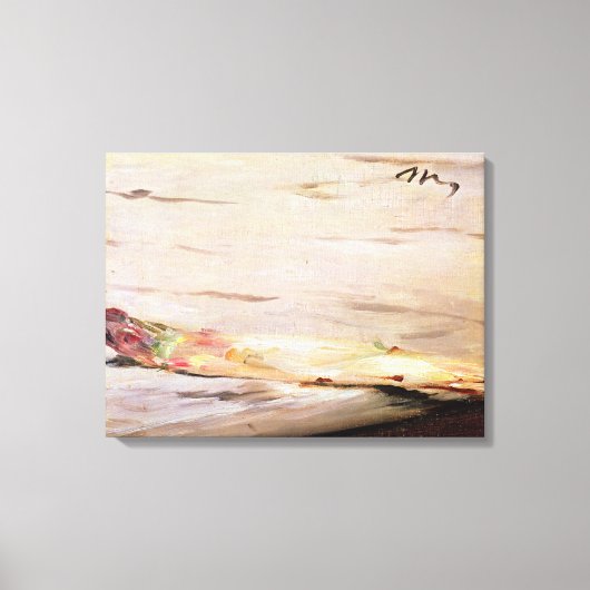 マネ | Asparagus, 1880 キャンバスプリント (正面)