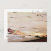 マネ | Asparagus, 1880 ポストカード (正面/裏面)