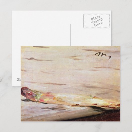 マネ | Asparagus, 1880 ポストカード (正面/裏面)