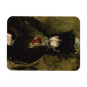 マネ | Berthe Morisotベールをかぶった1872 マグネット (横)