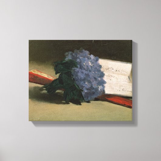 マネ | Bouquet of Violets, 1872 キャンバスプリント (正面)