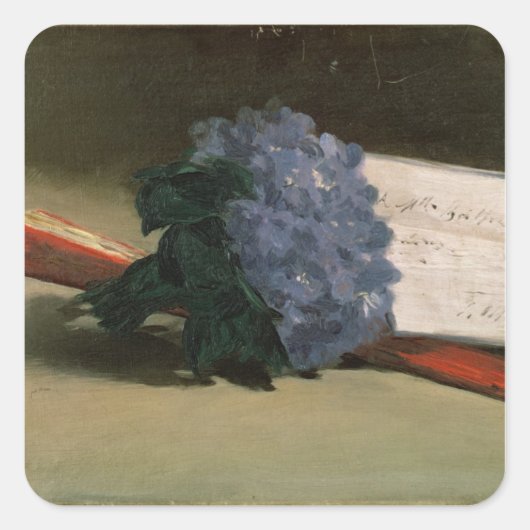 マネ | Bouquet of Violets, 1872 スクエアシール (正面)