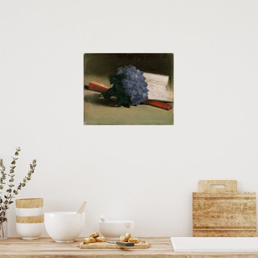 マネ | Bouquet of Violets, 1872 ポスター (キッチン)