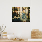 マネ | Gare St. Lazare, 1872-3 ポスター (キッチン)