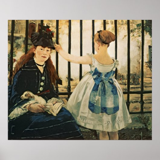 マネ | Gare St. Lazare, 1872-3 ポスター (正面)