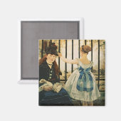 マネ | Gare St. Lazare, 1872-3 マグネット (正面/裏面)