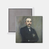 マネ | Georges Clemenceauのポートレート, 1879 マグネット (正面/裏面)