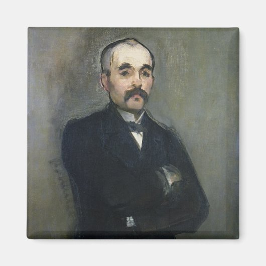 マネ | Georges Clemenceauのポートレート, 1879 マグネット (正面)