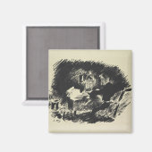 マネ | Le Corbeau, 1875 マグネット (正面/裏面)