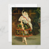マネ | Lola de Valence, 1862 ポストカード (正面/裏面)