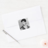 マネ | Madame Emile Zolaのポートレート, 1874 スクエアシール (封筒)