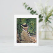 マネ | Madame Manet at Bellevue ポストカード (スタンド正面)