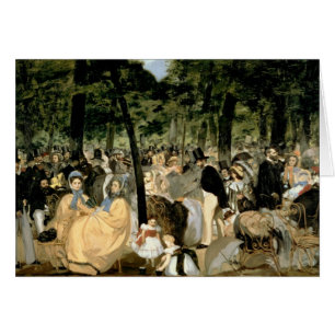 マネ   Music in the Tuileries Gardens, 1862