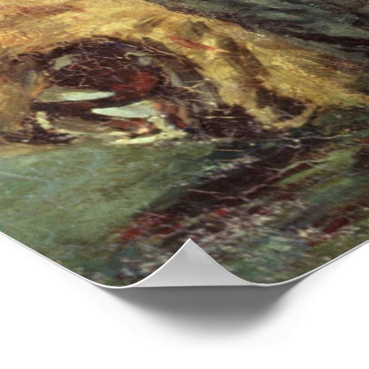 マネ | Pertuiset, Lion Hunter, 1881 ポスター (角)