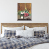 マネ | Stem of Peonies and Secateurs, c.1864 キャンバスプリント (インサイチュ (寝室))