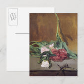 マネ | Stem of Peonies and Secateurs, c.1864 ポストカード (正面/裏面)