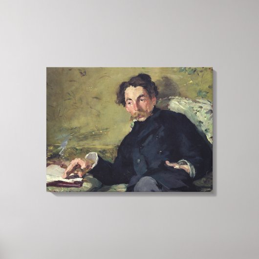 マネ | Stephane Mallarme 1876 キャンバスプリント (正面)