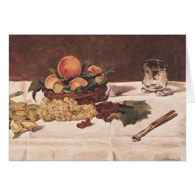 マネ | Still Life: Fruit on a Table, 1864 (正面横)