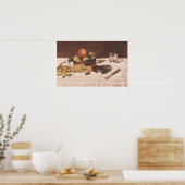 マネ | Still Life: Fruit on a Table, 1864 ポスター (キッチン)