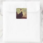 マネ | The Horse Woman, 1875 スクエアシール (バッグ)