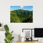 マノアバレーモーニング ポスター (ホームオフィス)