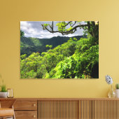 マノアバレー、オアフ、ハワイ キャンバスプリント (インサイチュ (リビング))