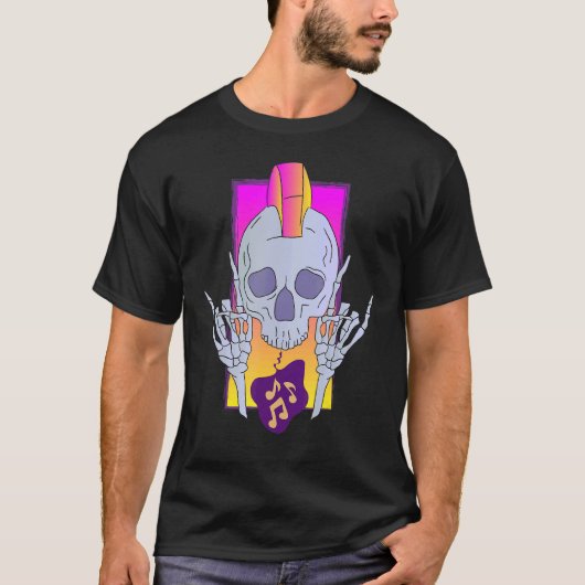 マノコルヌタスカルパンクヘビーメタル Tシャツ (正面)