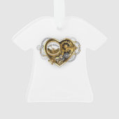 マノメーター付きスチームパンクハート オーナメント (裏面)