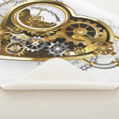 マノメーター付きスチームパンクハート シェルパブランケット (3/4)