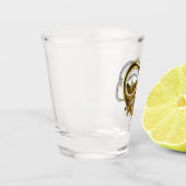 マノメーター付きスチームパンクハート ショットグラス (左)