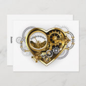 マノメーター付きスチームパンクハート シーズンカード (正面/裏面)