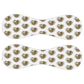 マノメーター付きスチームパンクハート ソフトボール (パネル)