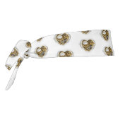 マノメーター付きスチームパンクハート タイヘッドバンド (回転270)