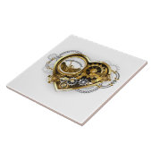 マノメーター付きスチームパンクハート タイル (側面)