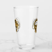 マノメーター付きスチームパンクハート タンブラーグラス (左)