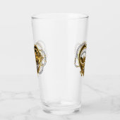 マノメーター付きスチームパンクハート タンブラーグラス (右)