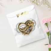 マノメーター付きスチームパンクハート フェイバーバッグ (封をした状態)